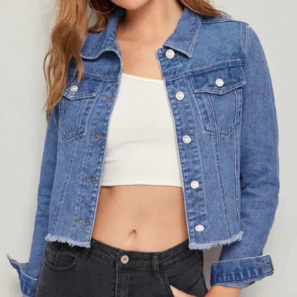 Distressed Jean Jacket